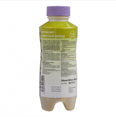 Нутрикомп Иммунный ликвид 500 мл. пластиковая бутылка купить оптом в Туле