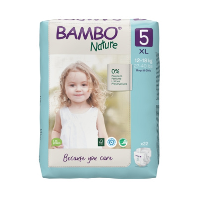 Эко-подгузники Bambo Nature 4 (7-14 кг), 24 шт купить оптом в Туле