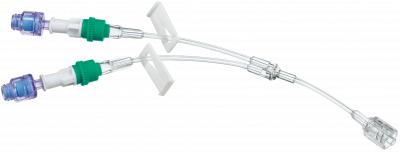 Удлинительная Y-линия с 2-мя коннекторами Сэйффлоу и возвратным клапаном 12 см купить оптом в Туле