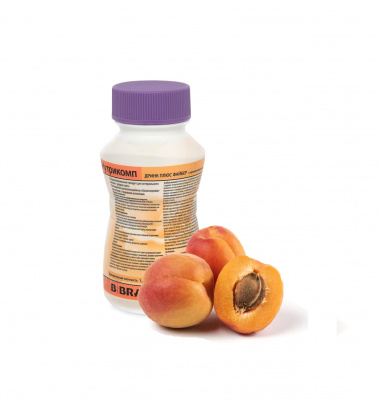 Нутрикомп Дринк Плюс Файбер с персиково-абрикосовым вкусом 200 мл. в пластиковой бутылке купить оптом в Туле